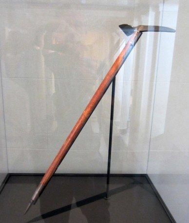 Sir Edmund Hillary's ice ax from Everest, Auckland War Museum
